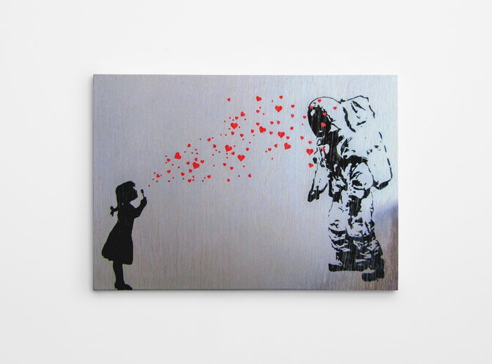Wallity Lienzo Decorativo Banksy 70 x 100 cm Wallity Lienzo Decorativo Banksy 70 x 100 cm
